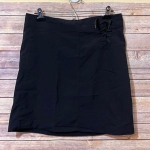 Water Girl by Patagonia Black Hiking Skirt Size 6 B2